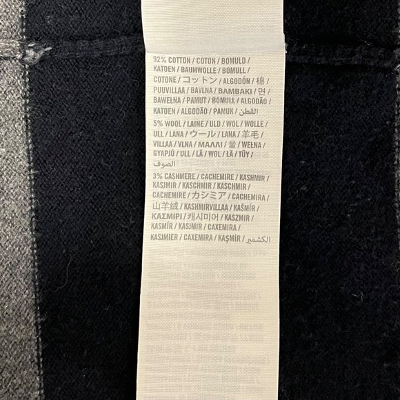 Abercrombie and Fitch Vintage Open-front Cardigan Cashmere-Wool Blend Size M - Picture 7 of 7